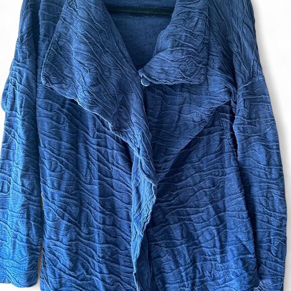 Horny toad Women's Navy Sweater Small EUC - Picture 1 of 5